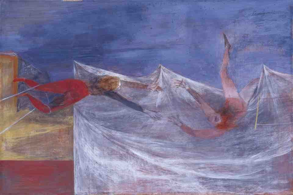 《安眠を妨げる夢》1948年・国吉康雄作