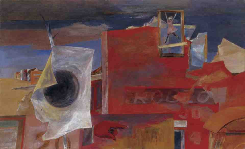 《ここは私の遊び場》1947年・国吉康雄作